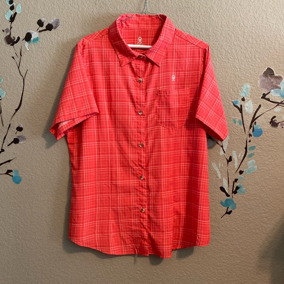 Little Donkey Andy plaid stretch button down shirt XL - Picture 5 of 5